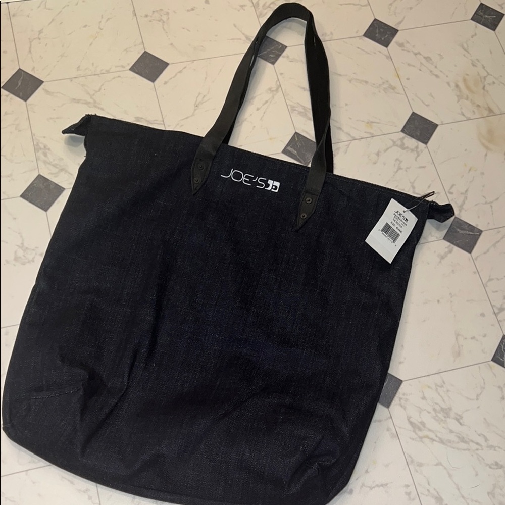 Joe's Jeans Black Travel Luggage Bag